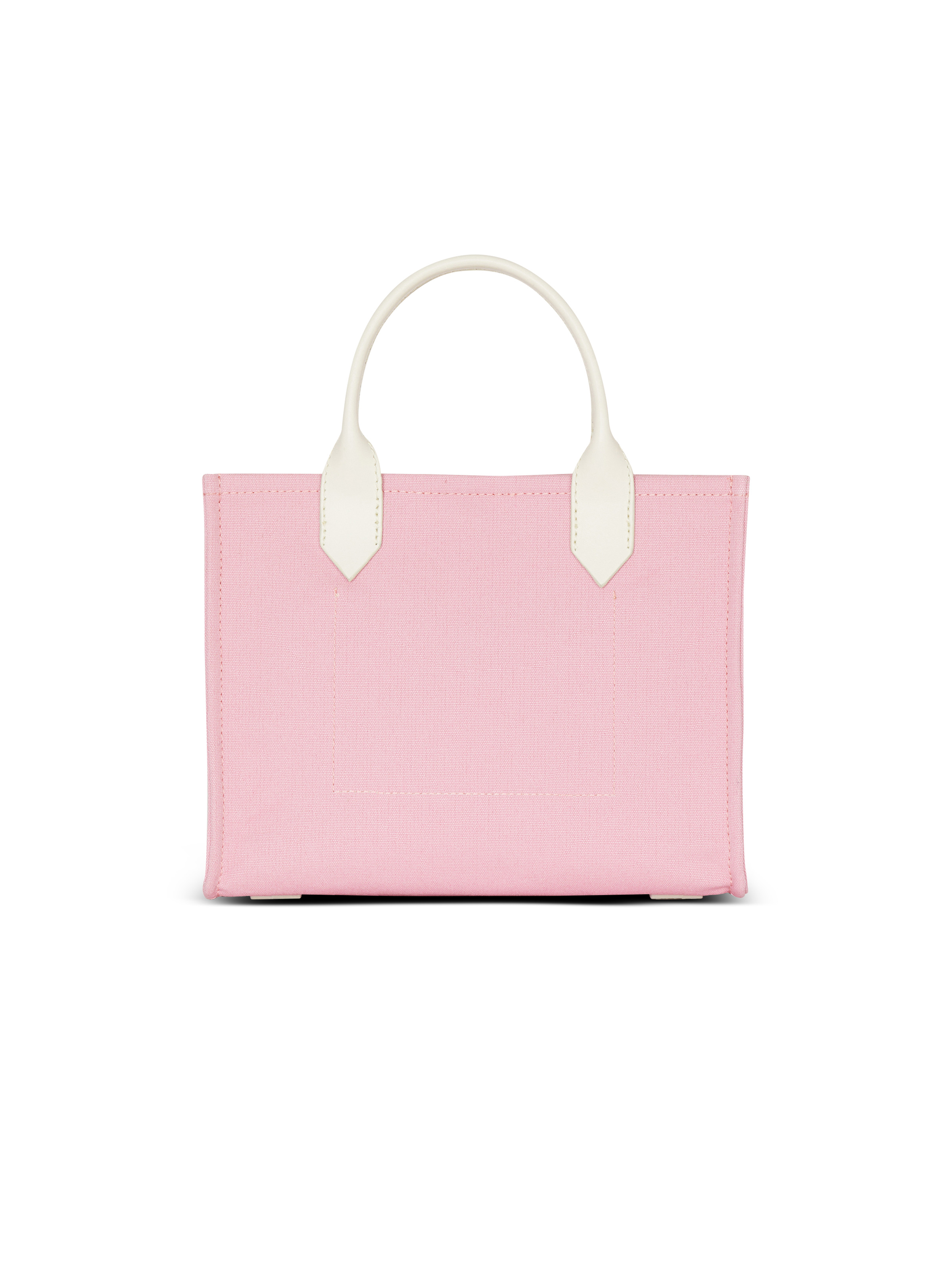 B-Army Small canvas and leather tote bag - 4