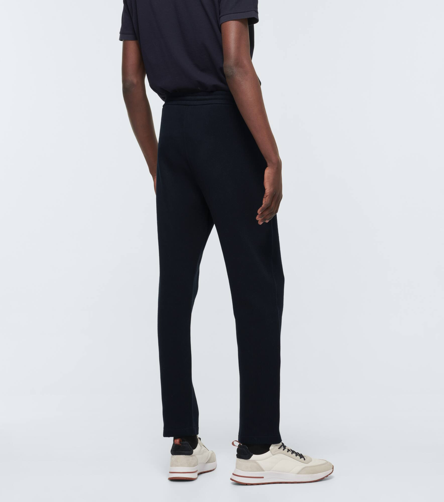 Horsey cotton fleece sweatpants - 4