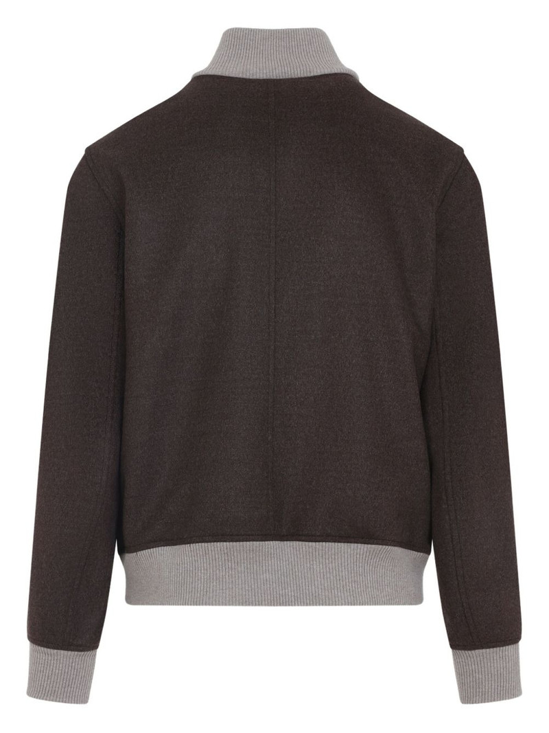 Brunello Cucinelli wool bomber jacket outlook