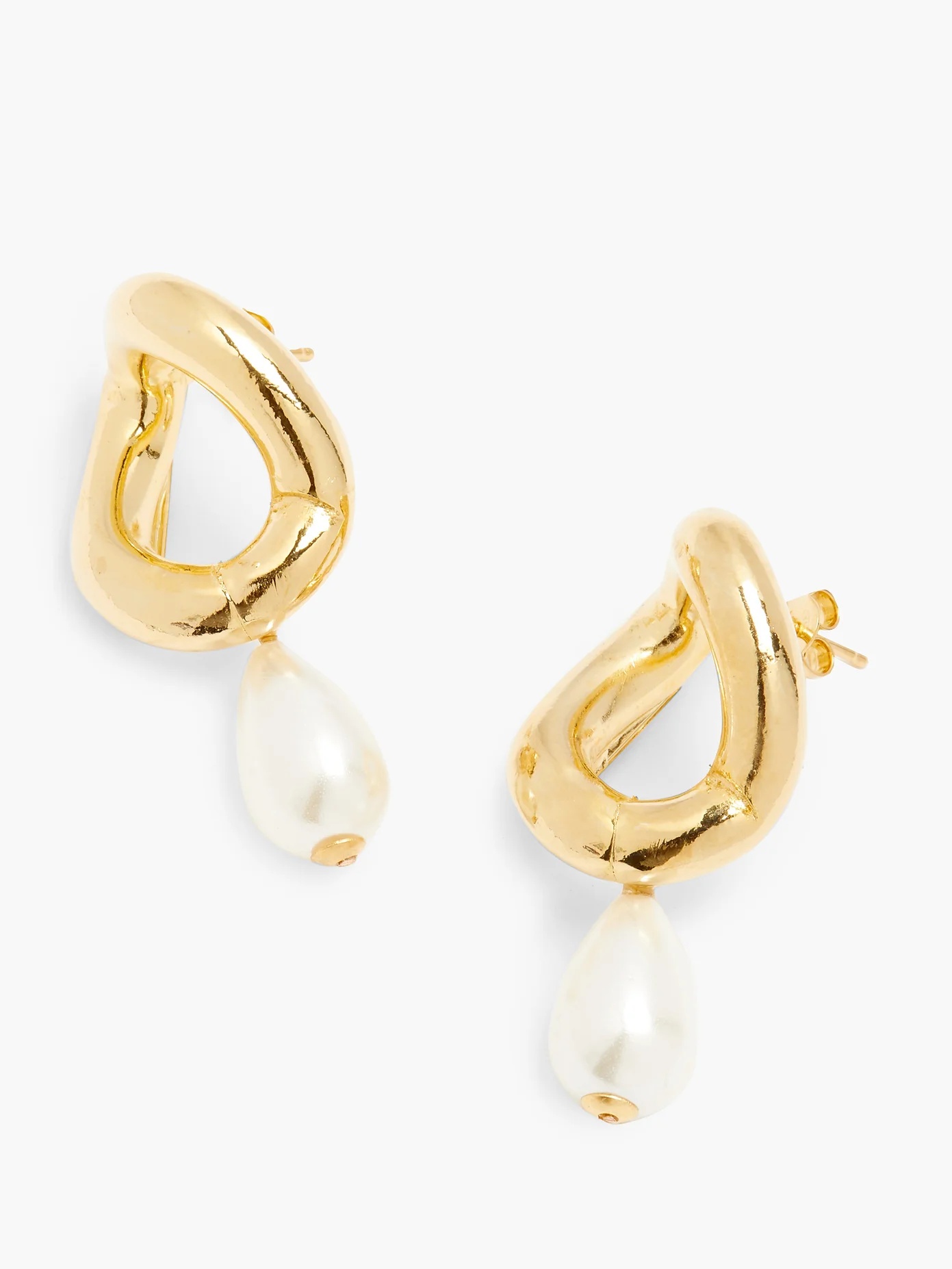 Canasta pearl-embellished drop earrings - 2