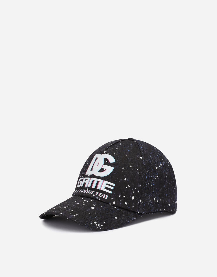 Cotton baseball cap with DG Game print - 1