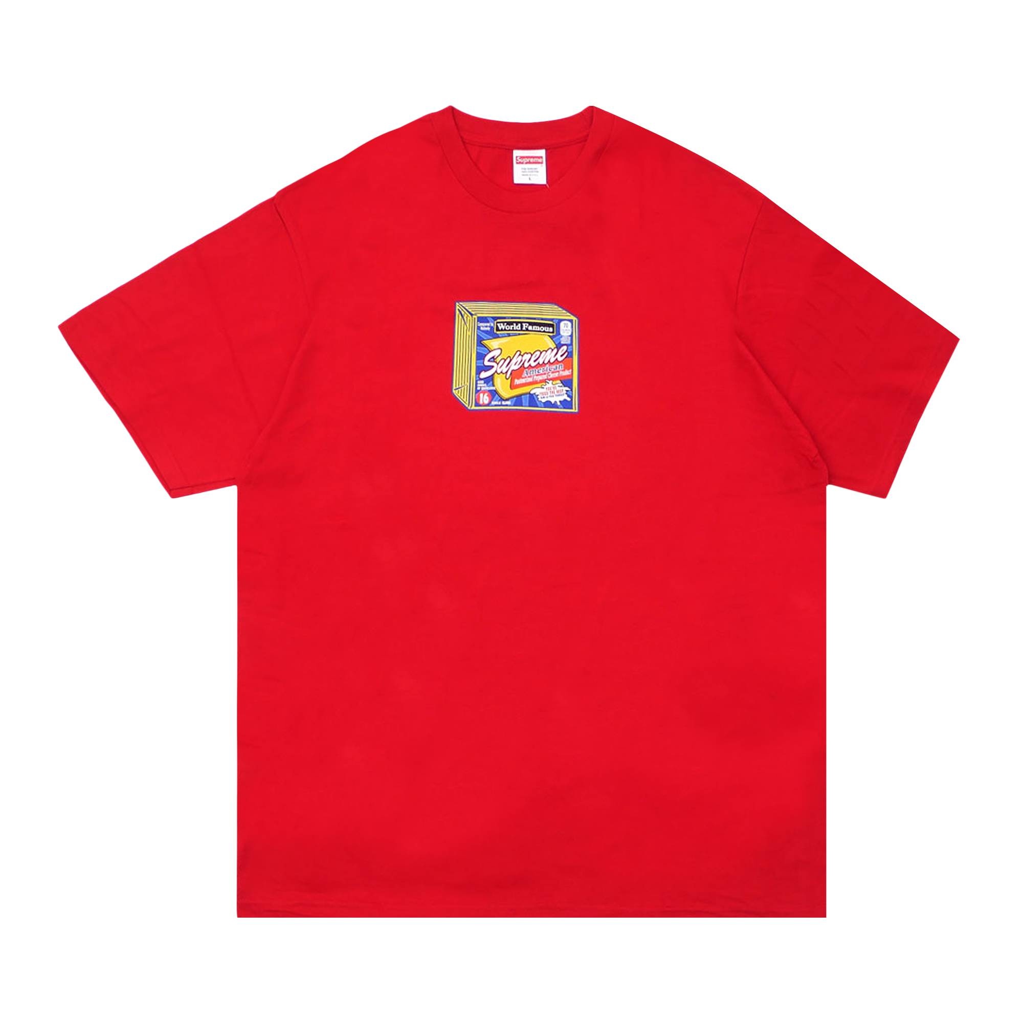 Supreme Cheese Tee 'Red' - 1