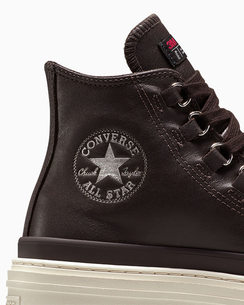 Chuck Taylor All Star Lugged Heel Platform Waterproof Leather 10