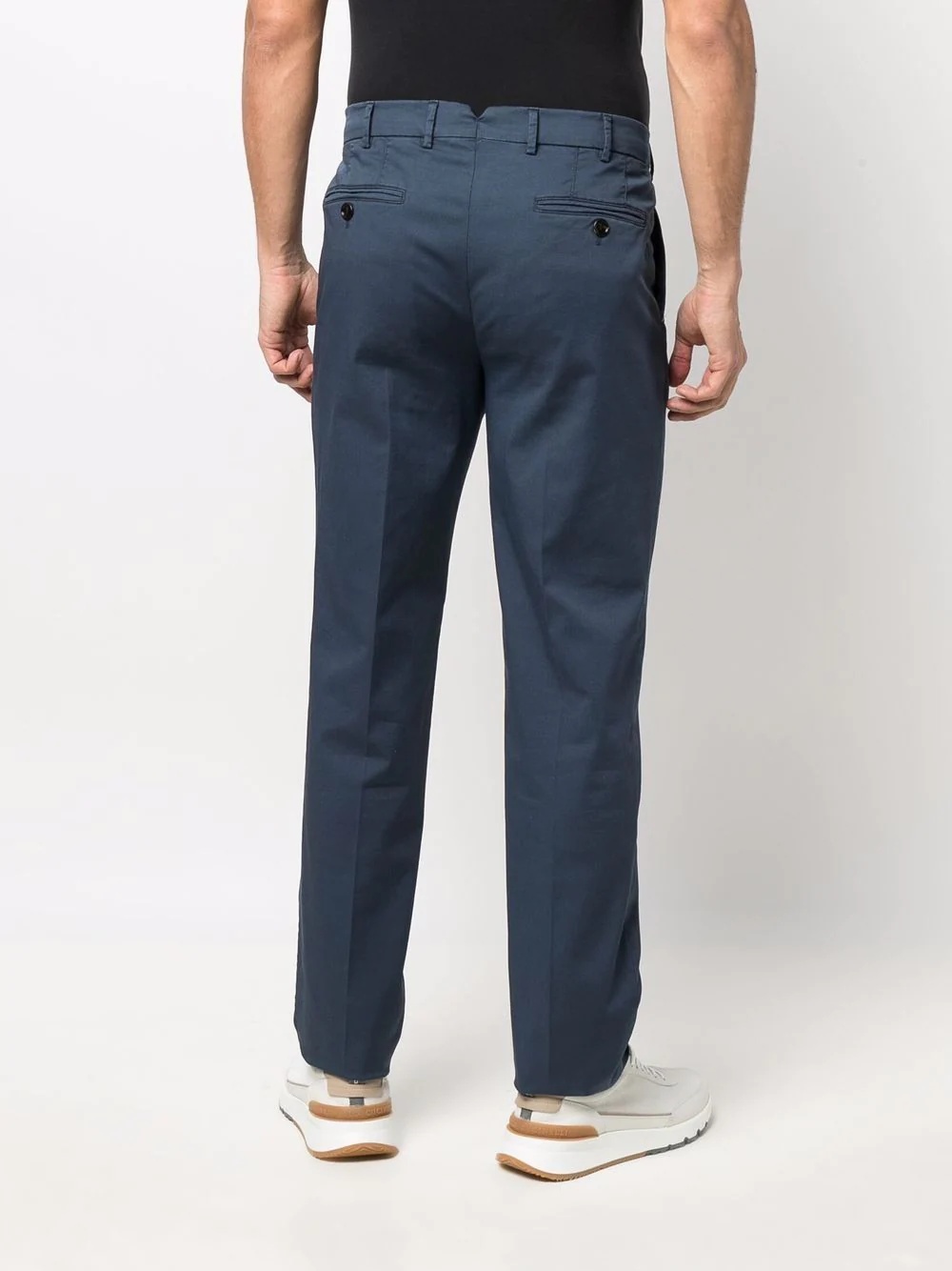 four-pockets cotton chinos - 4