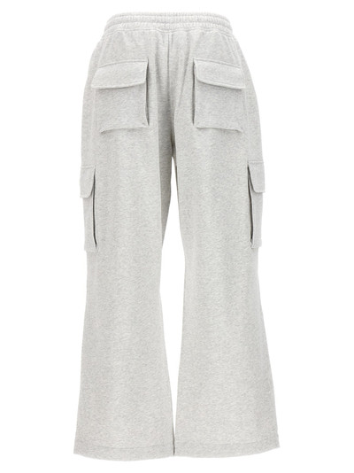 COPERNI Fleece Wide Leg Cargo Pants Gray outlook