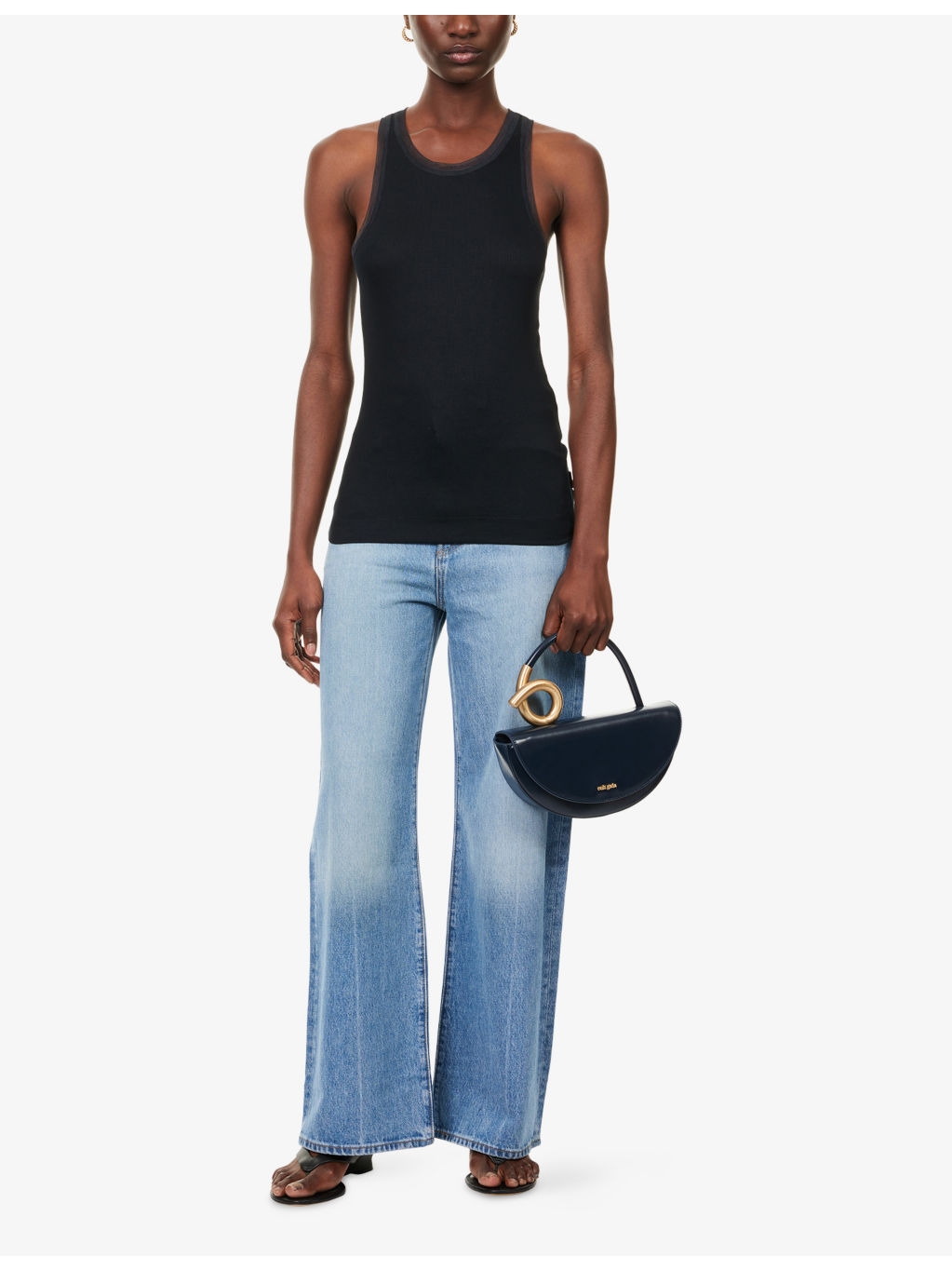 Mallo Sleeveless Stretch-Woven Top - 2