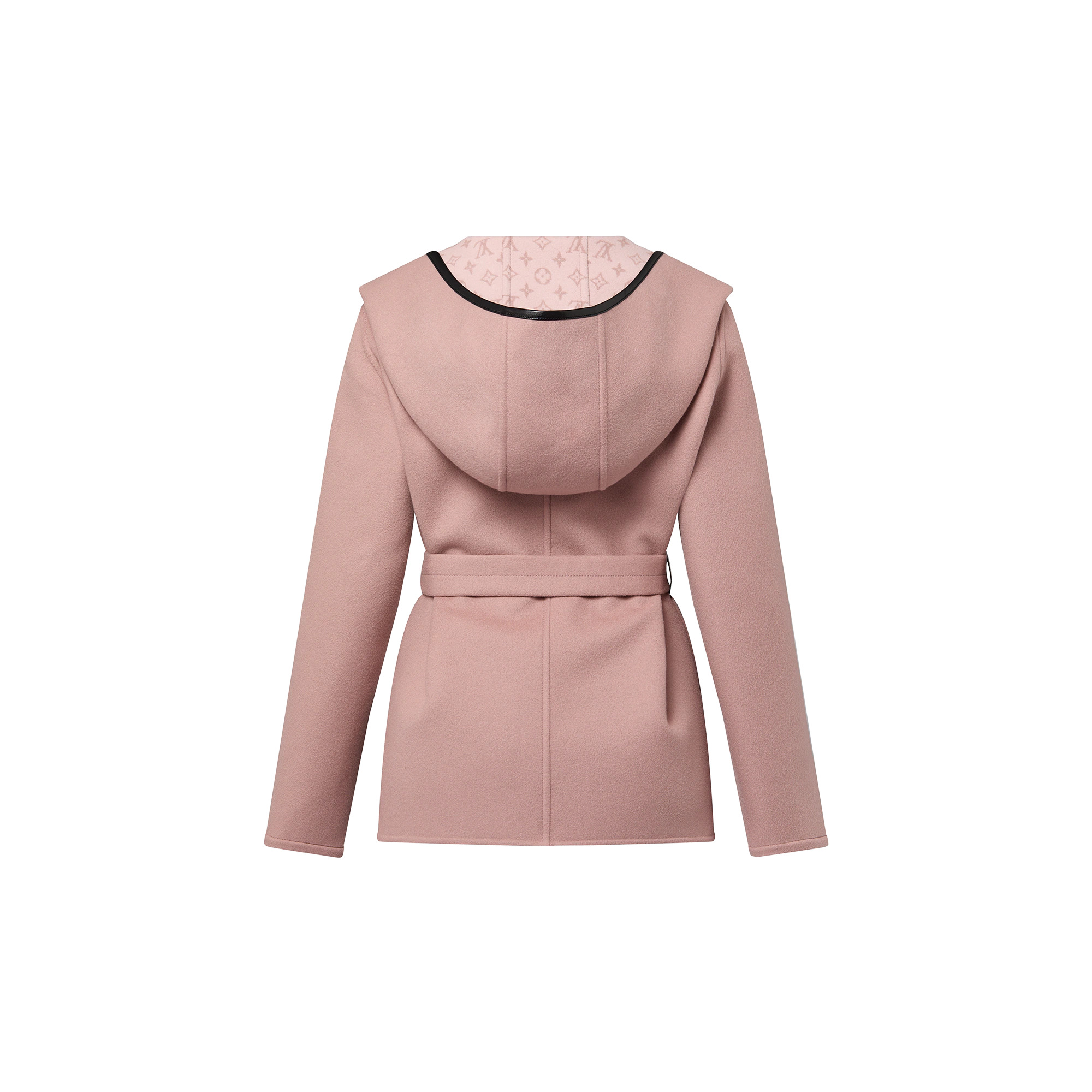 Signature Short Hooded Wrap Coat - 3