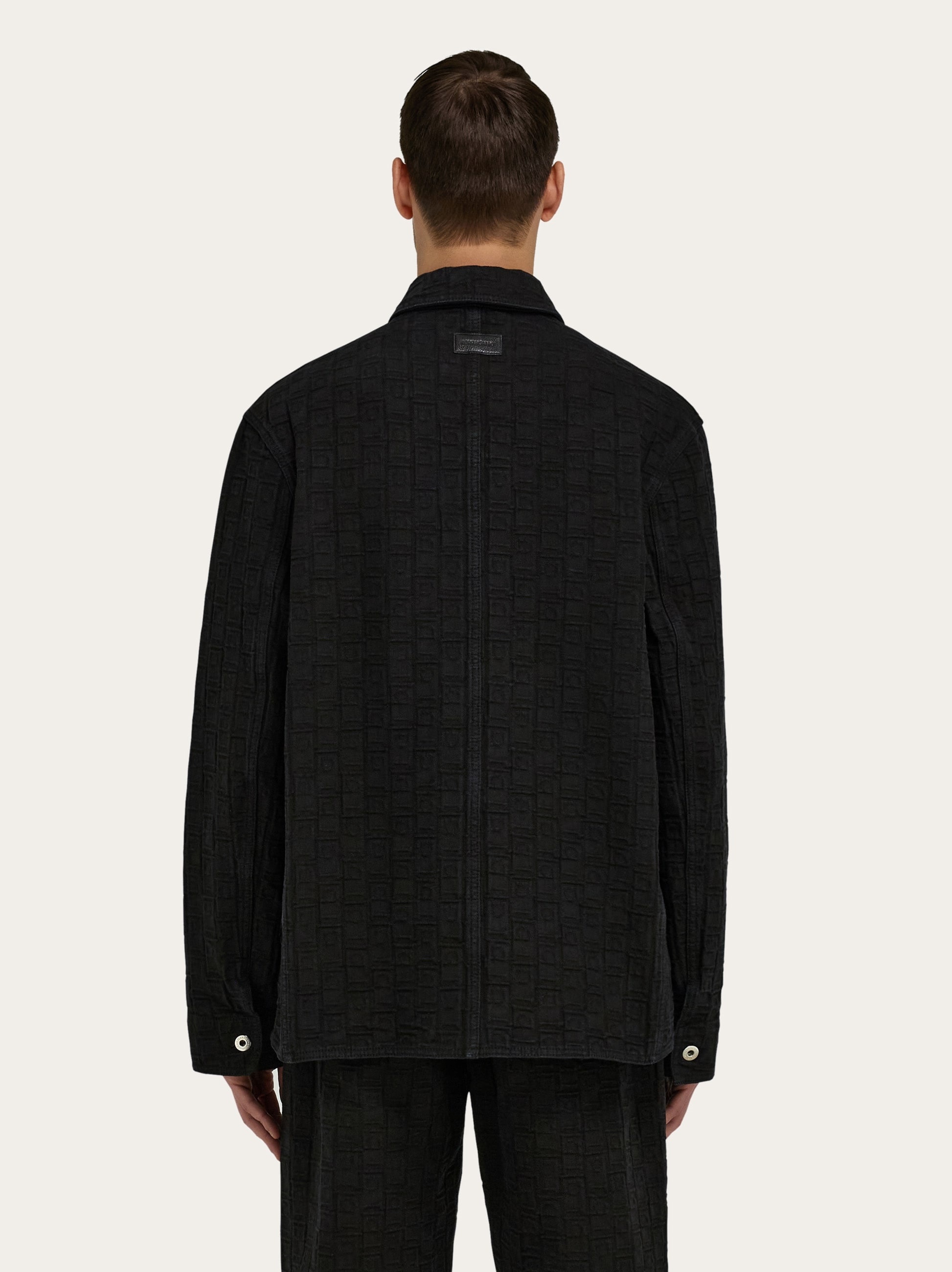 Ferragamo Monogram over shirt - 3
