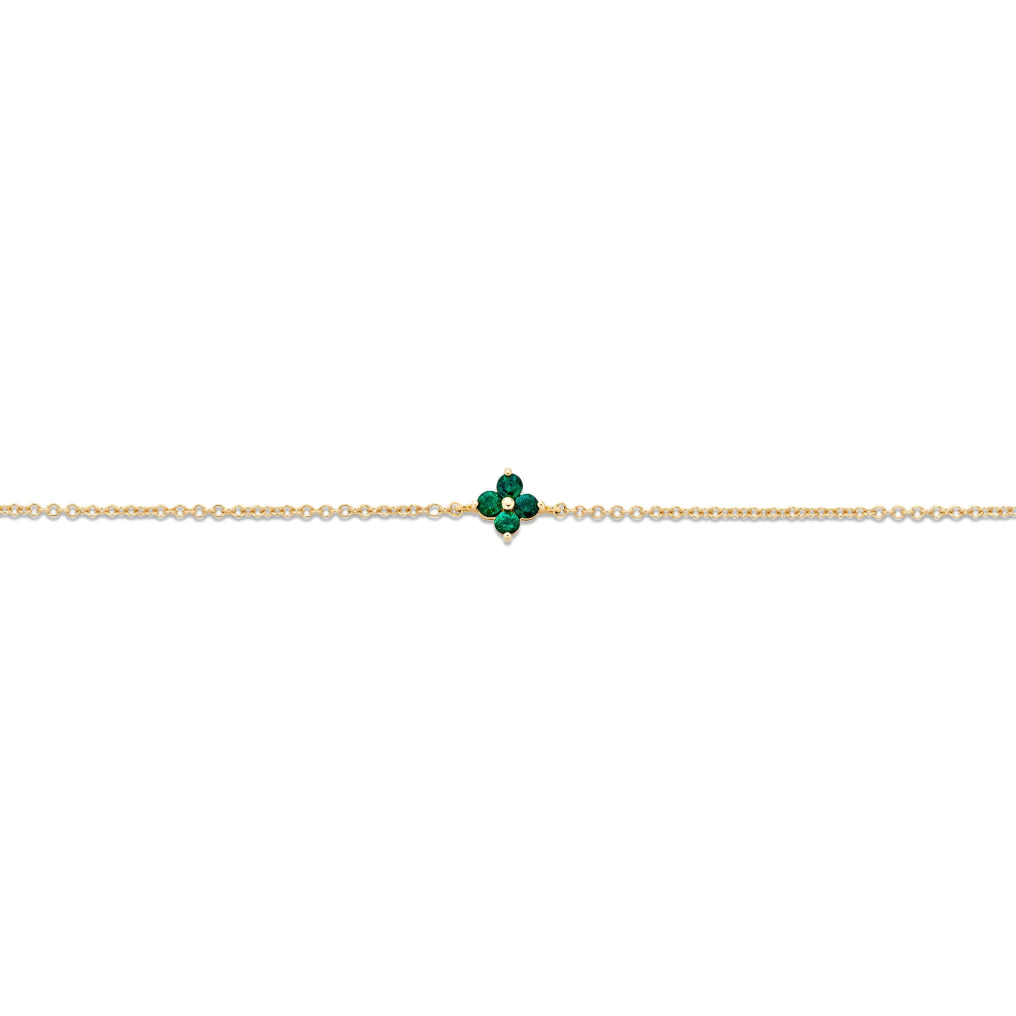 Luckiest Clover Emerald Bracelet - 3