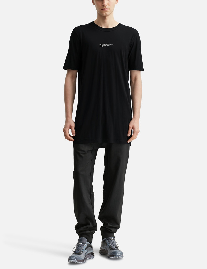 11 by Boris Bidjan Saberi MASTERCROSS PRINT BASIC T-SHIRT outlook