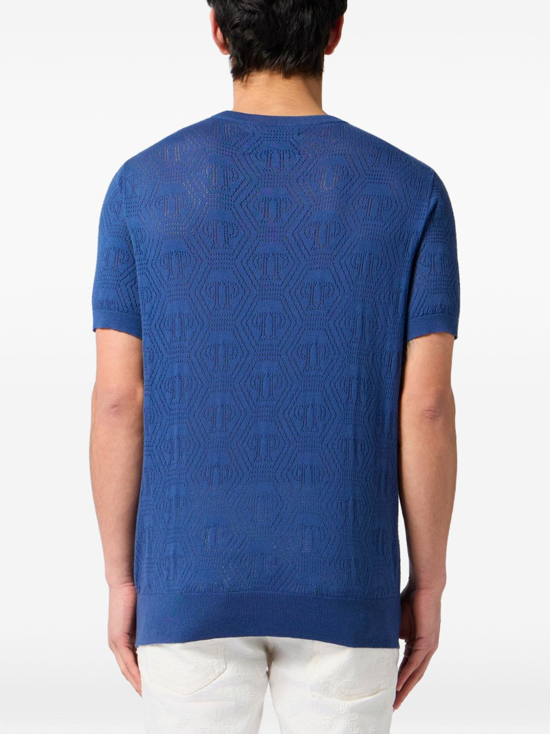monogram-pattern T-shirt 3