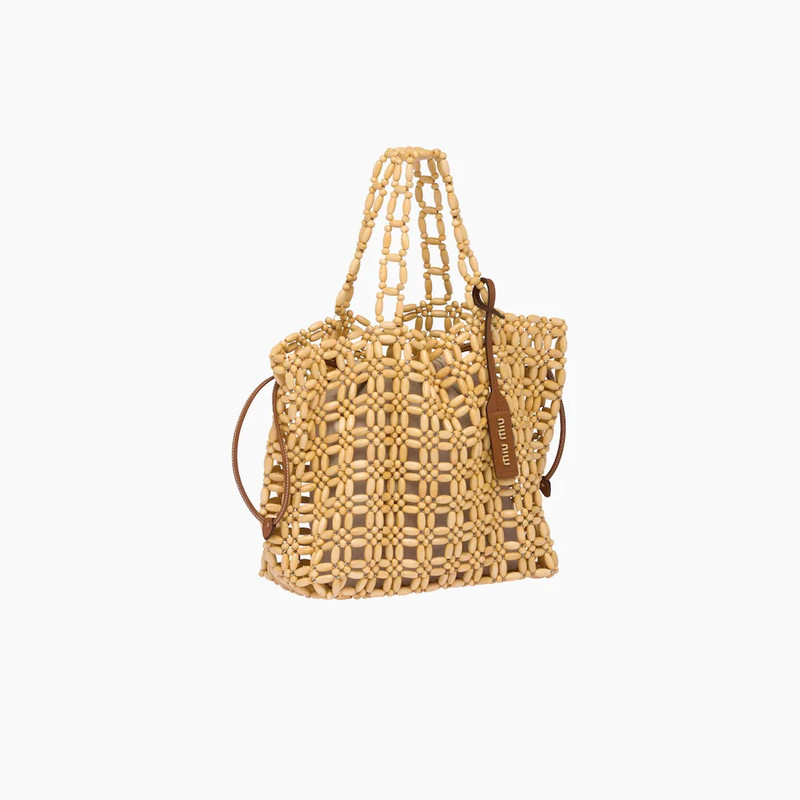 Miu Miu Wood bead handbag outlook