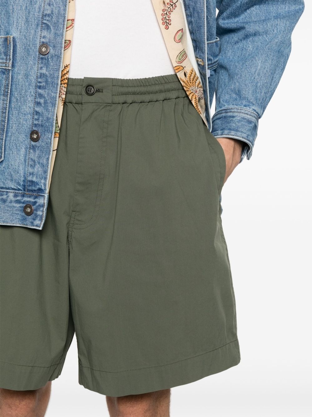 poplin bermuda shorts - 5