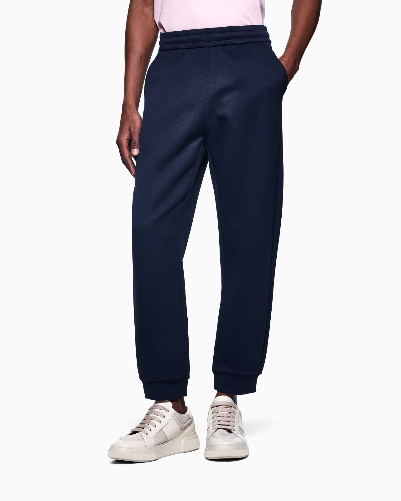 MODAL-BLEND DOUBLE-JERSEY JOGGERS - 4