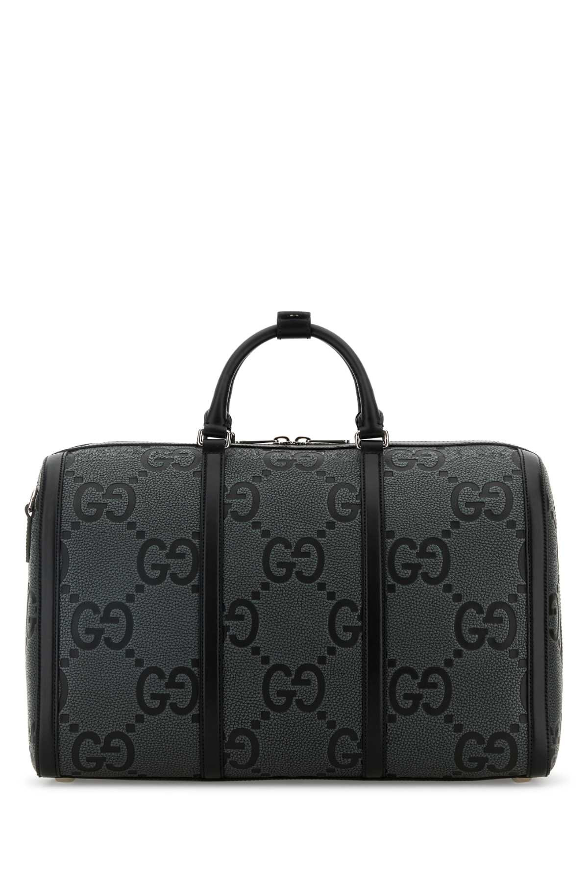 Gucci Men Jumbo Gg Leather Travel Bag - 3