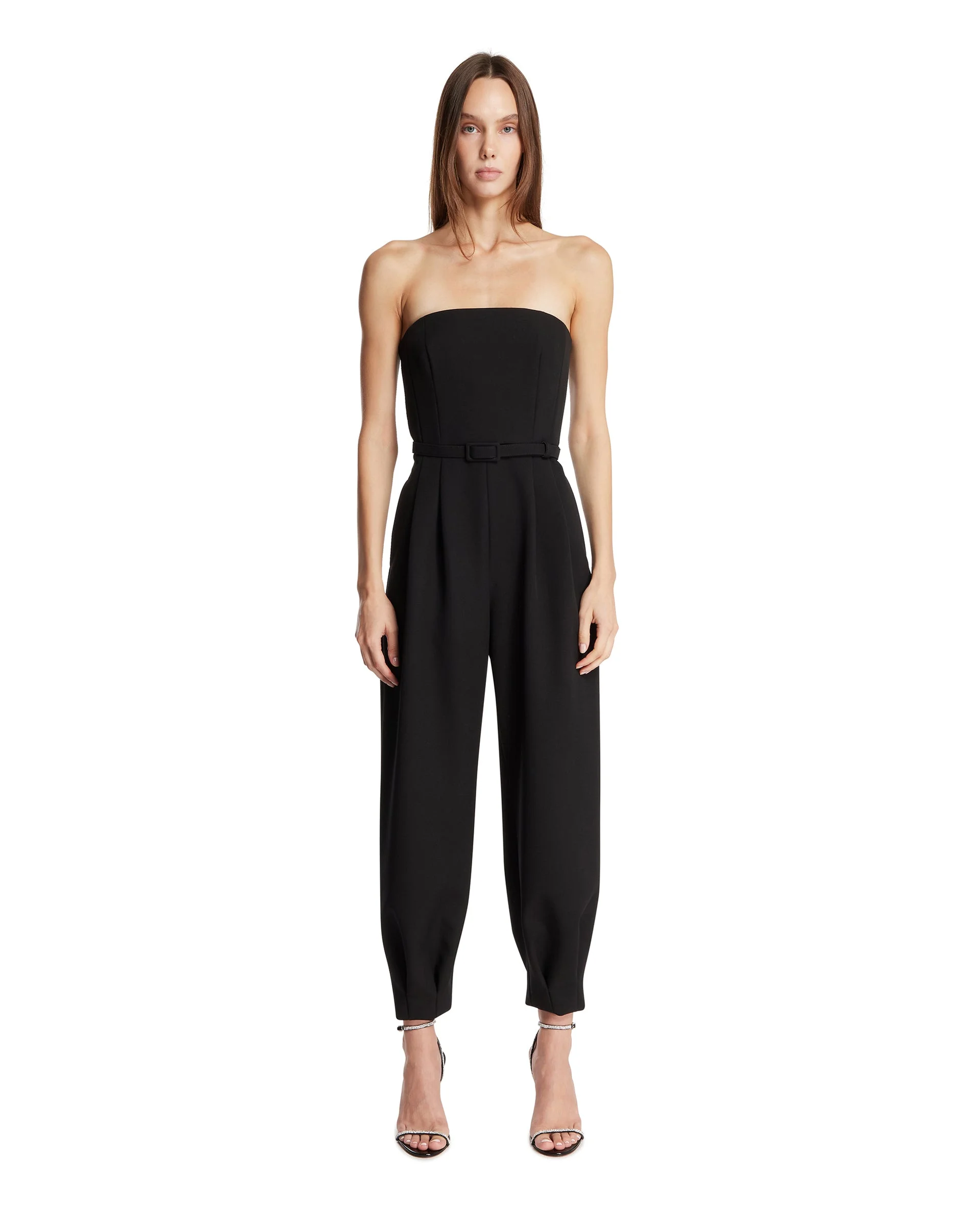 Black Bustier Jumpsuit - 1