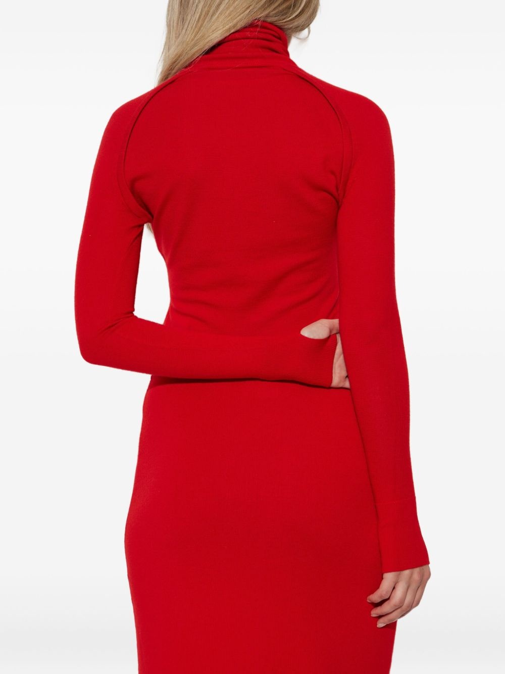 wool high neck top - 4