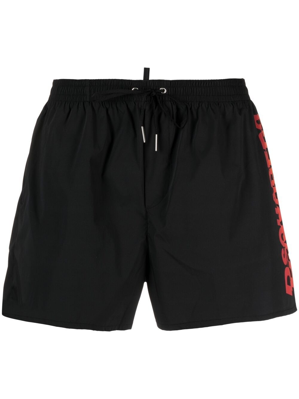 logo-print swim shorts - 1