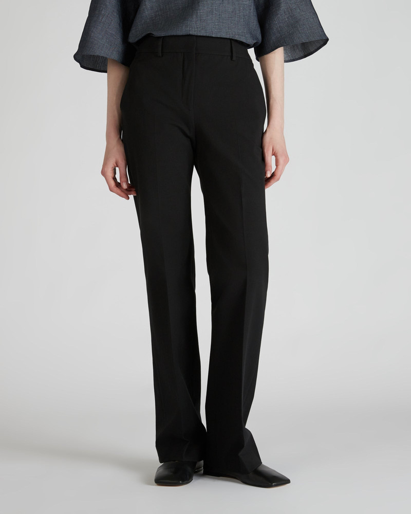 SLOWEAR Regular fit trousers in two-way stretch gabardine outlook