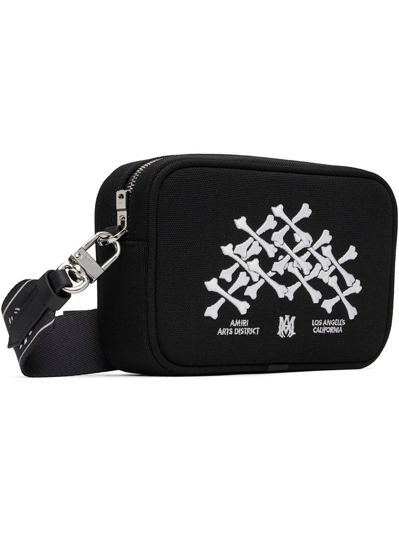 AMIRI Black Bones Stacked Camera Case Bag outlook