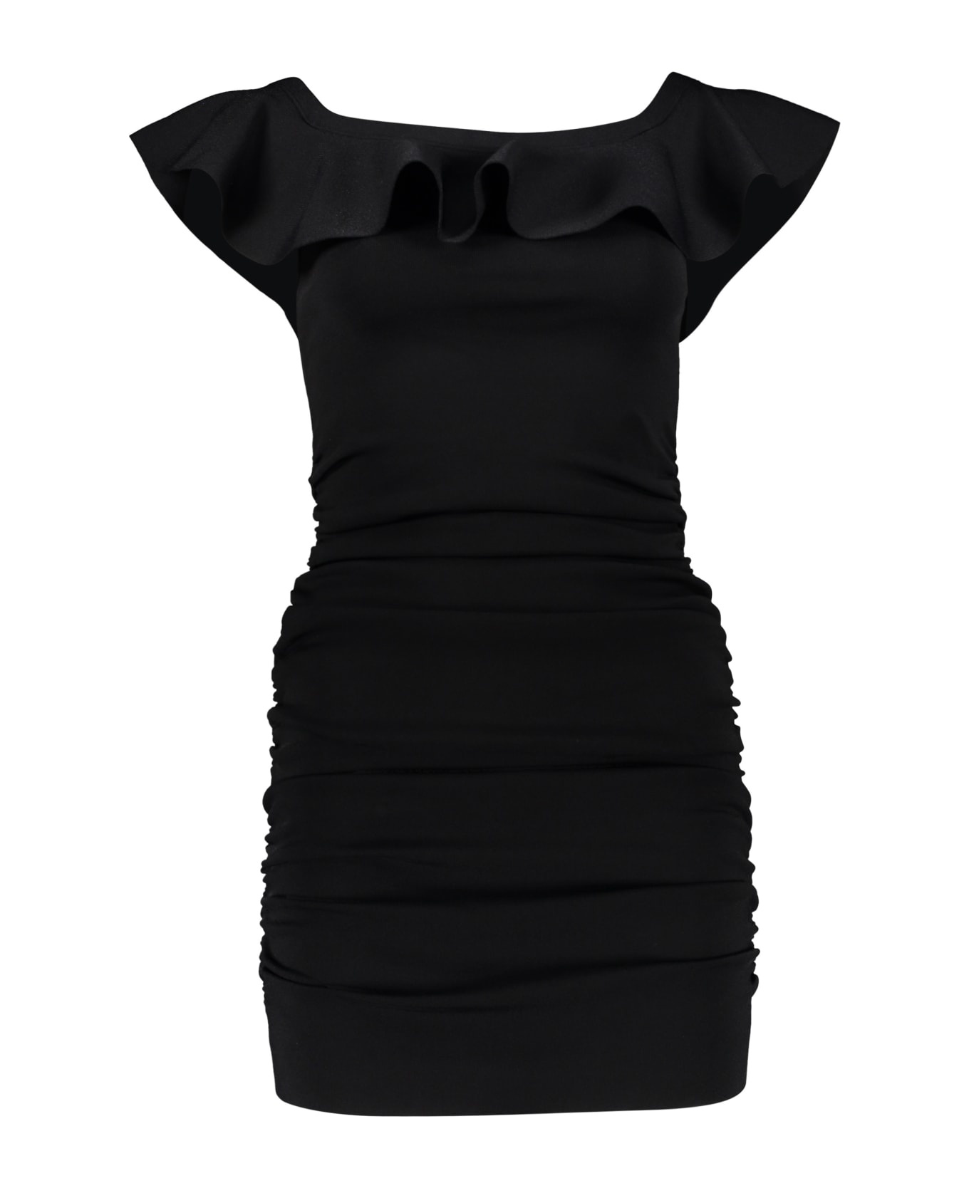 Ruffled Mini Dress - 1