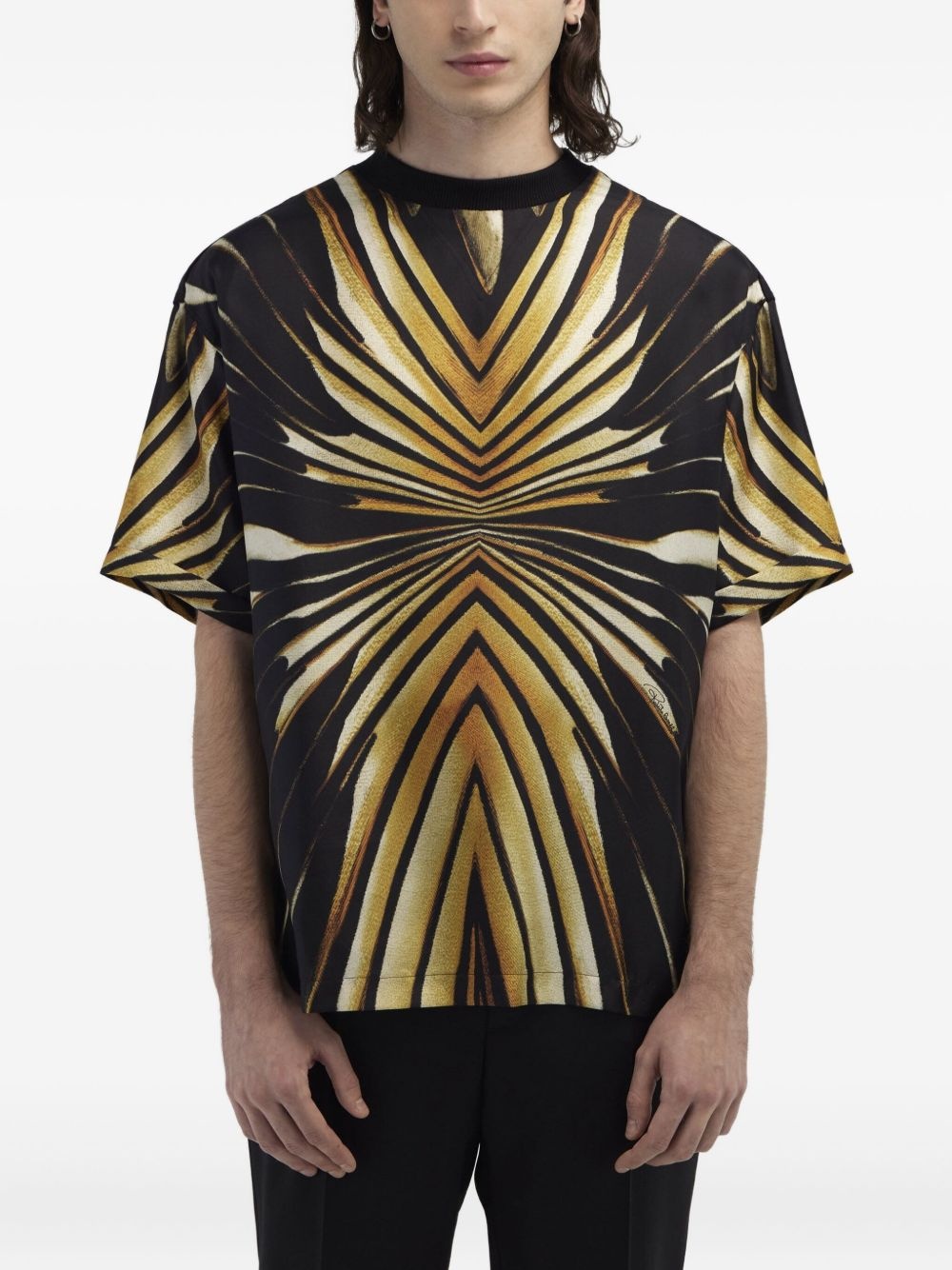 striped T-shirt - 3