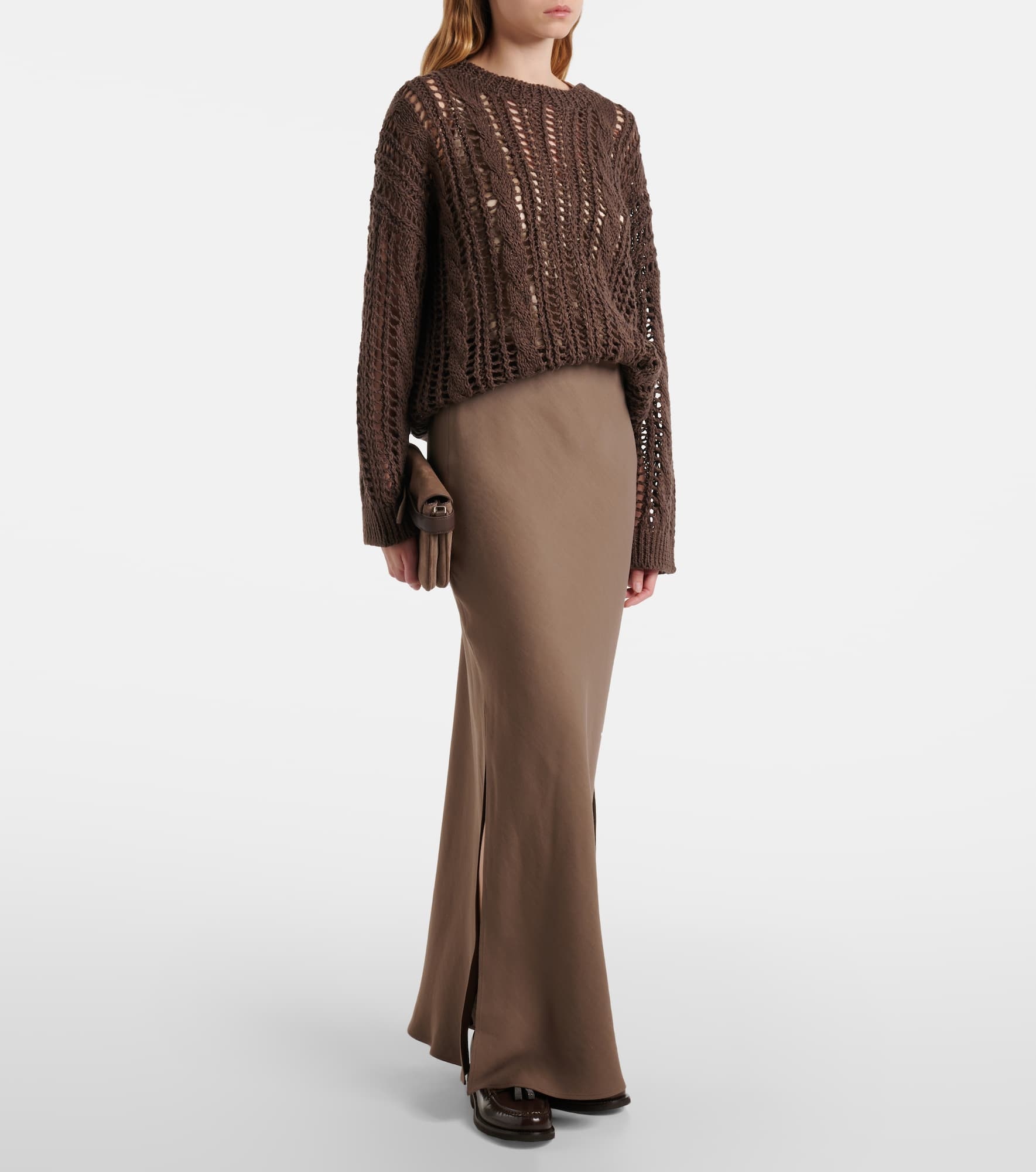 Tweed maxi skirt - 2