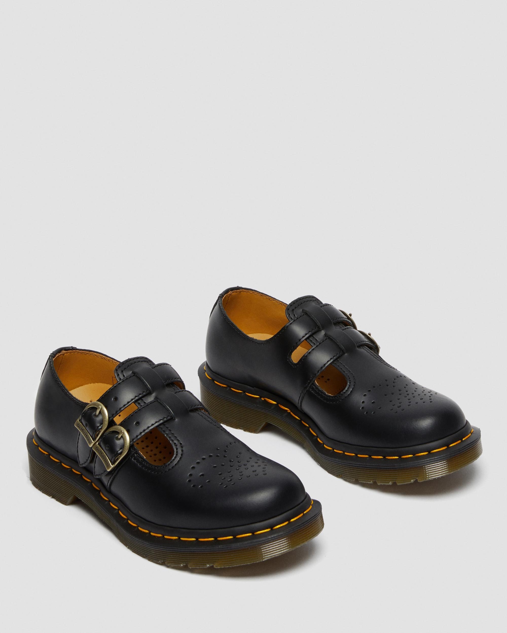 8065 Smooth Leather Mary Jane Shoes - 9