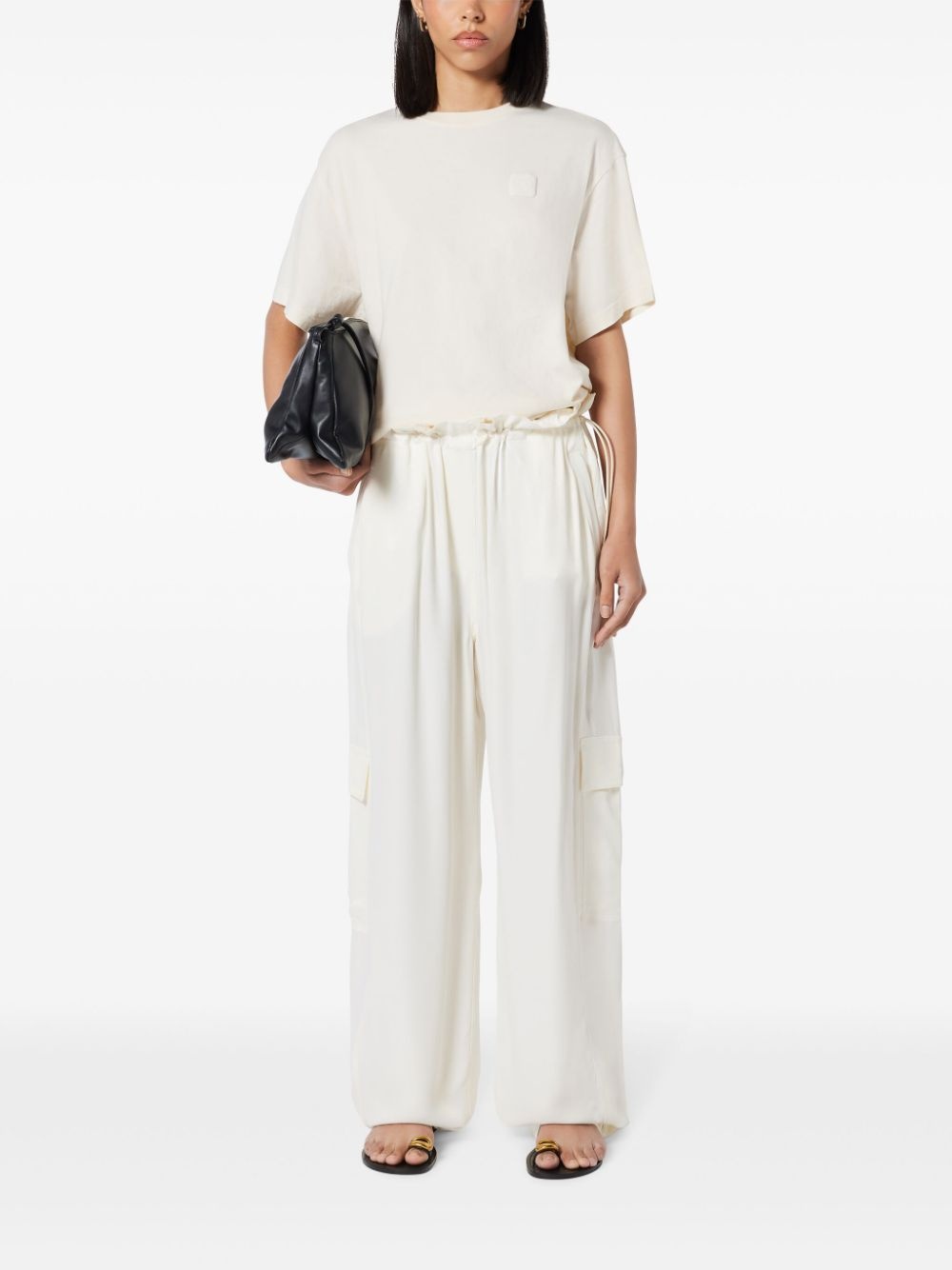 satin cargo pants - 2