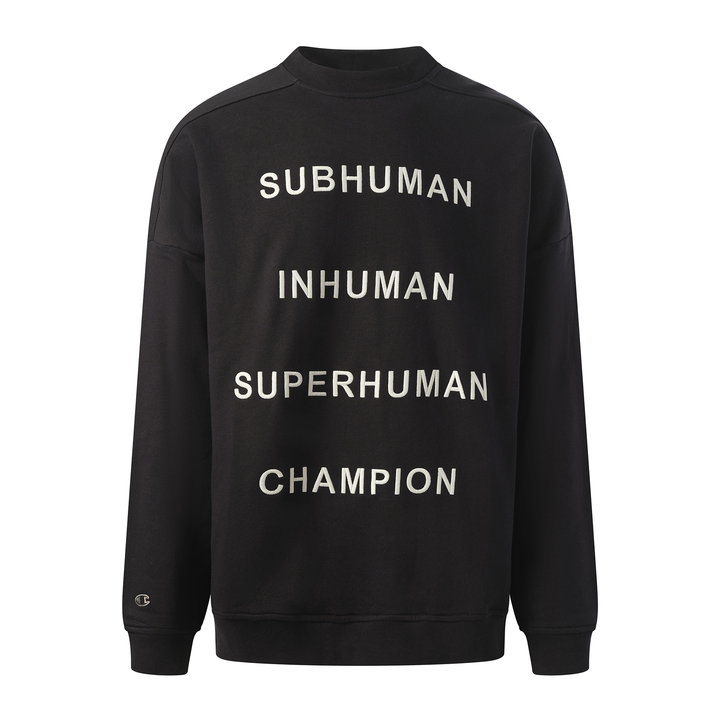 Champion x DRKSHDW Jumbo Sweatshirt in Black - 2
