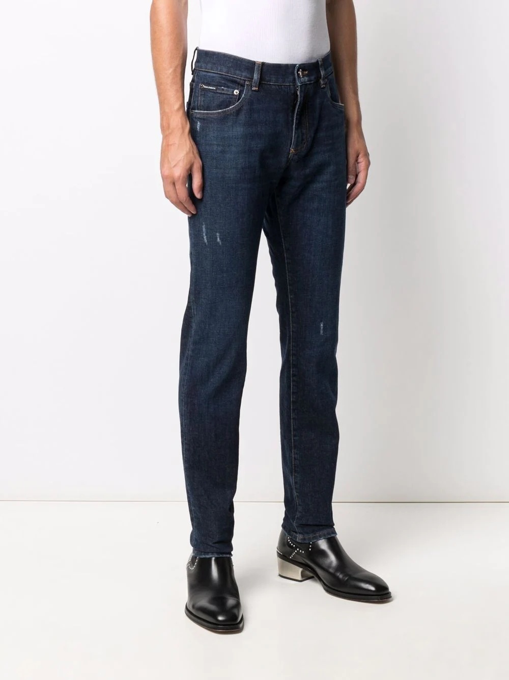 ripped-detail denim jeans - 3