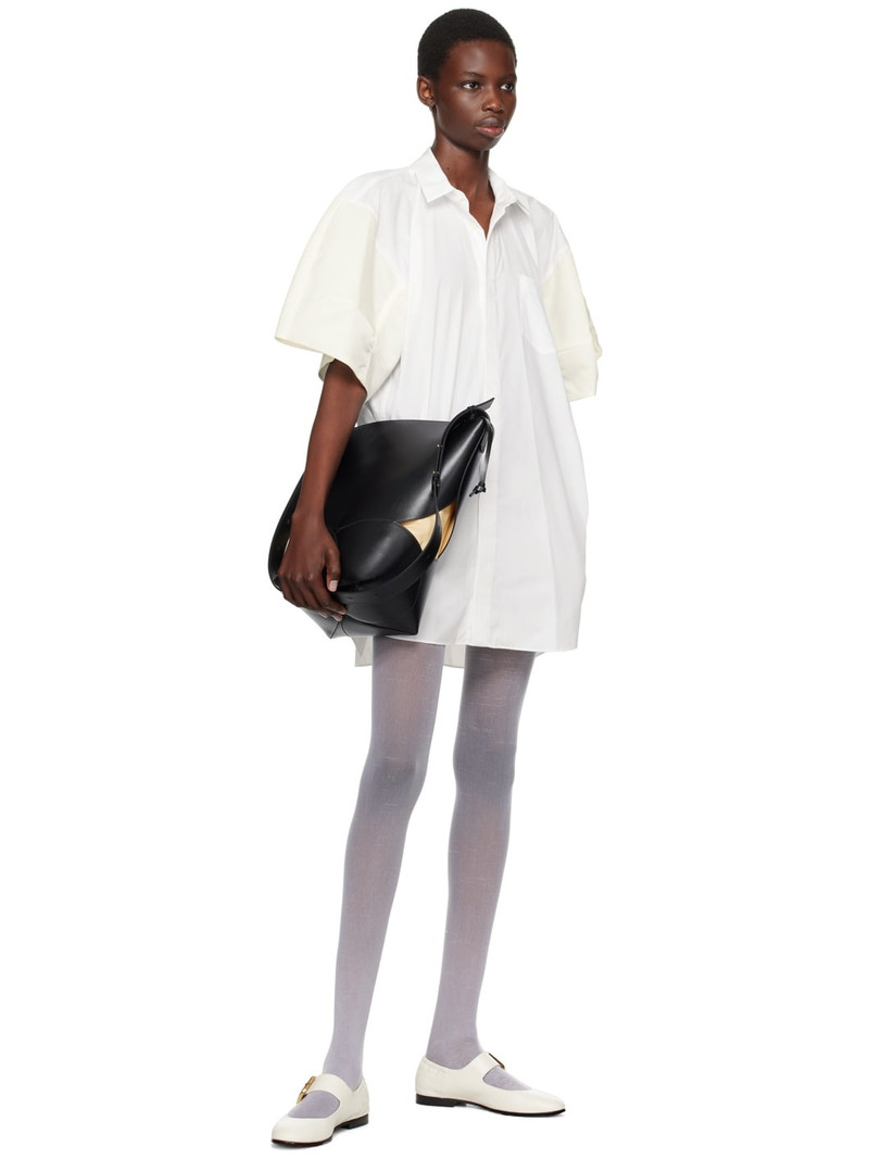 sacai White Shirt Minidress outlook