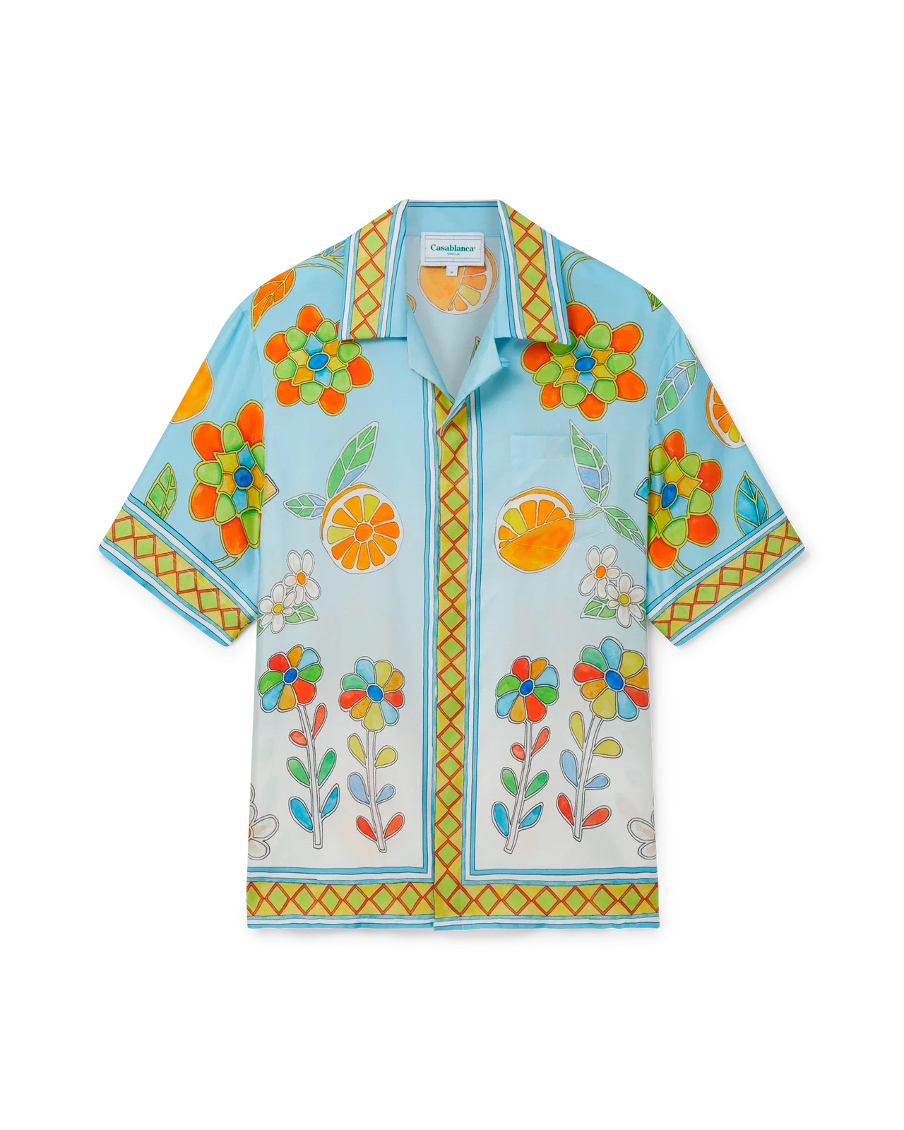 Yoruba Flowers Silk Shirt - 6