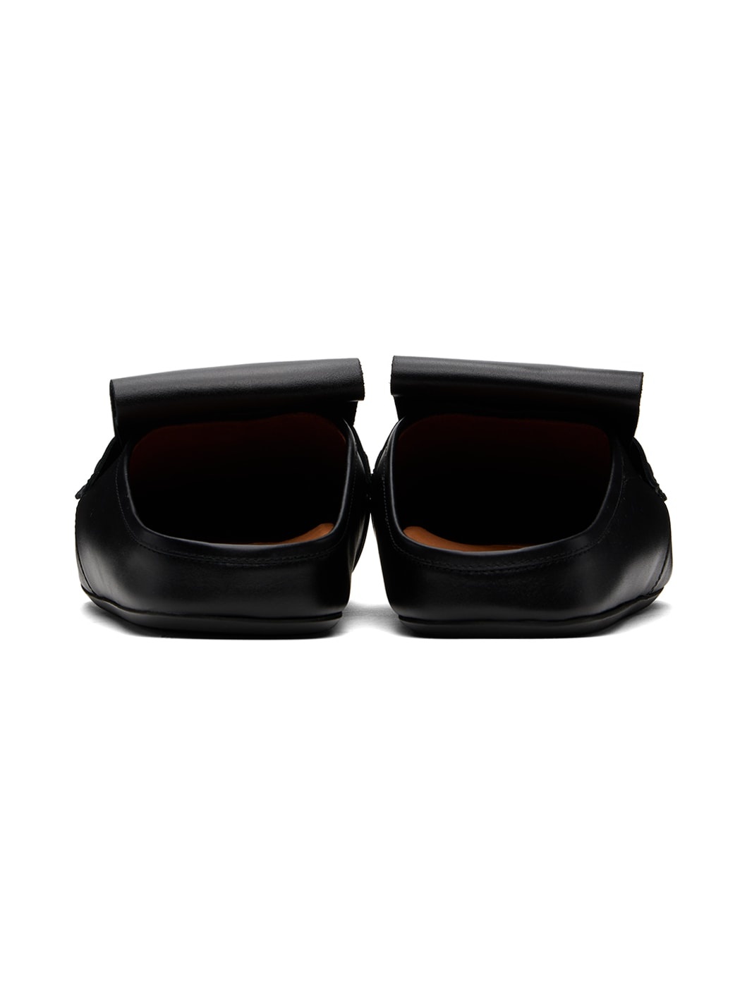 Black Sabot Slip-on Loafers - 2