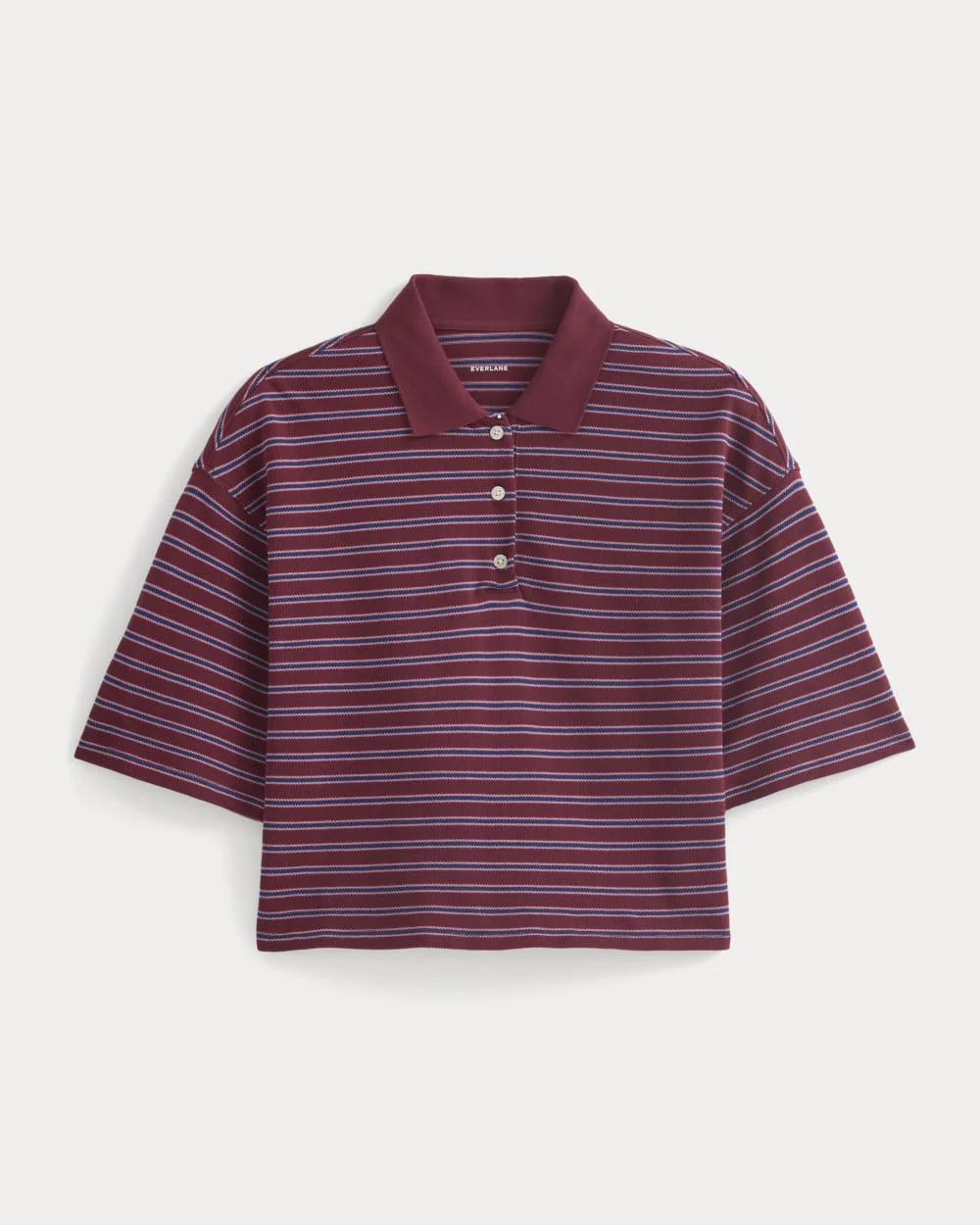PIQUE BOXY POLO - 1