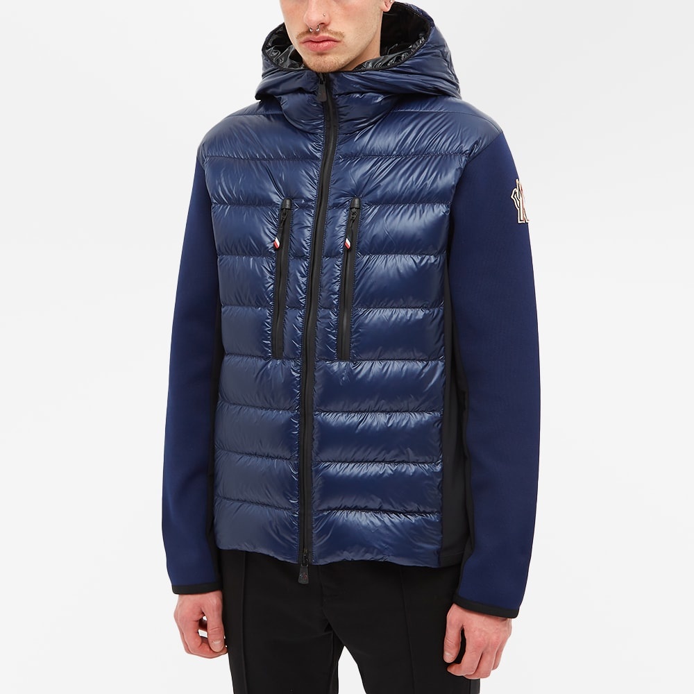 Moncler Grenoble Knitted Arm Hooded Down Jacket - 5