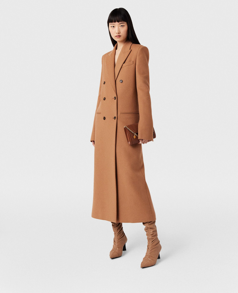 Double Breasted Longline Coat - 1