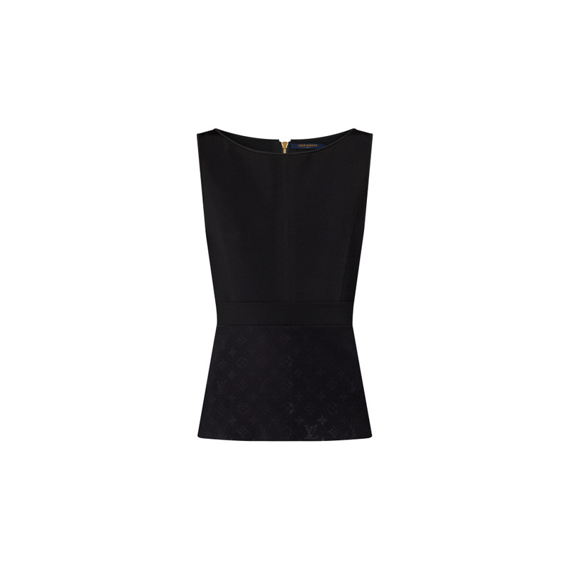 Embossed Monogram Fitted Top 1