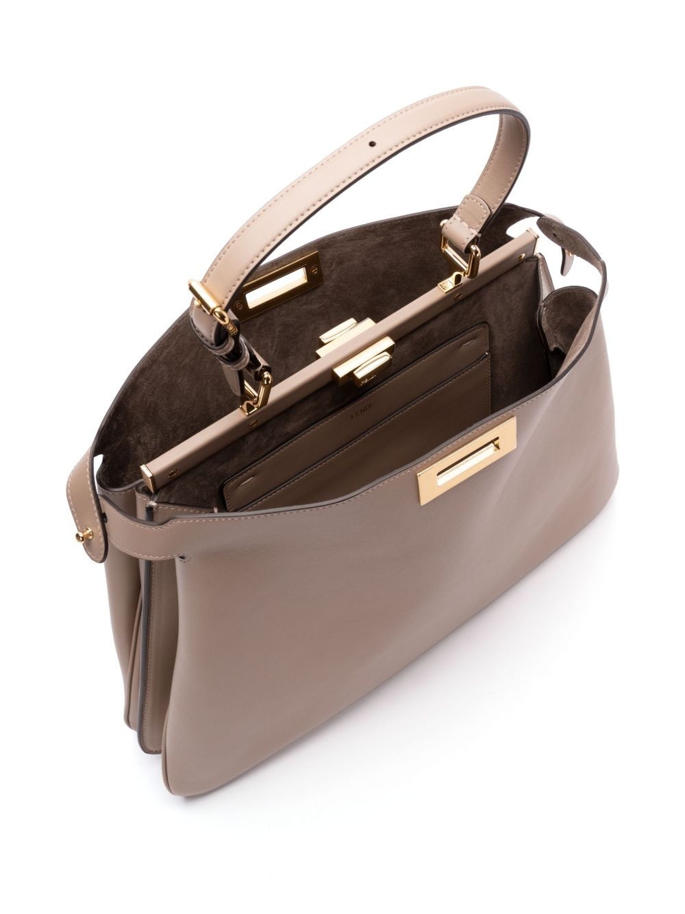 Dove Grey Peekaboo Soft Large Bag - 5