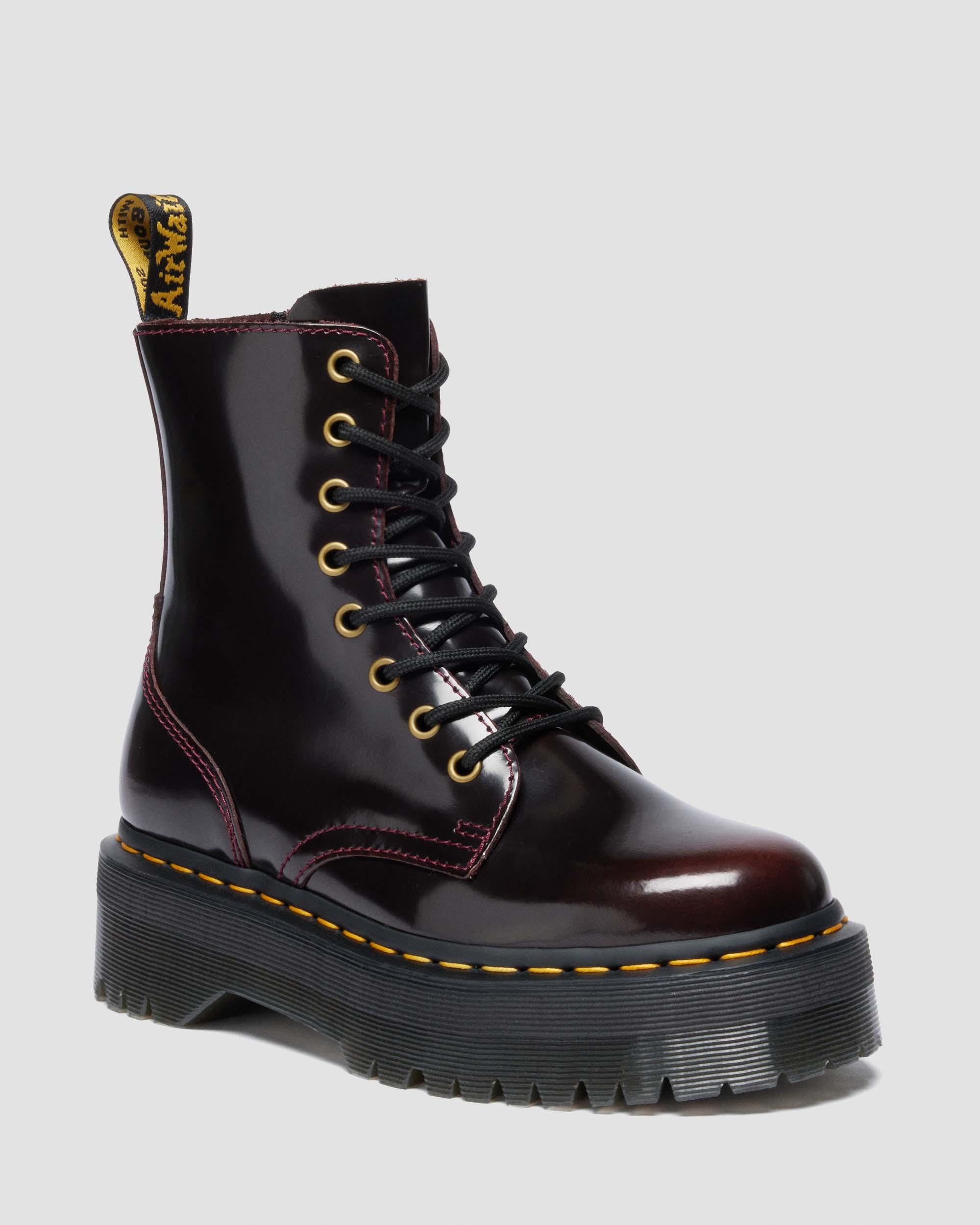 Jadon Arcadia Leather Platform Boots - 5