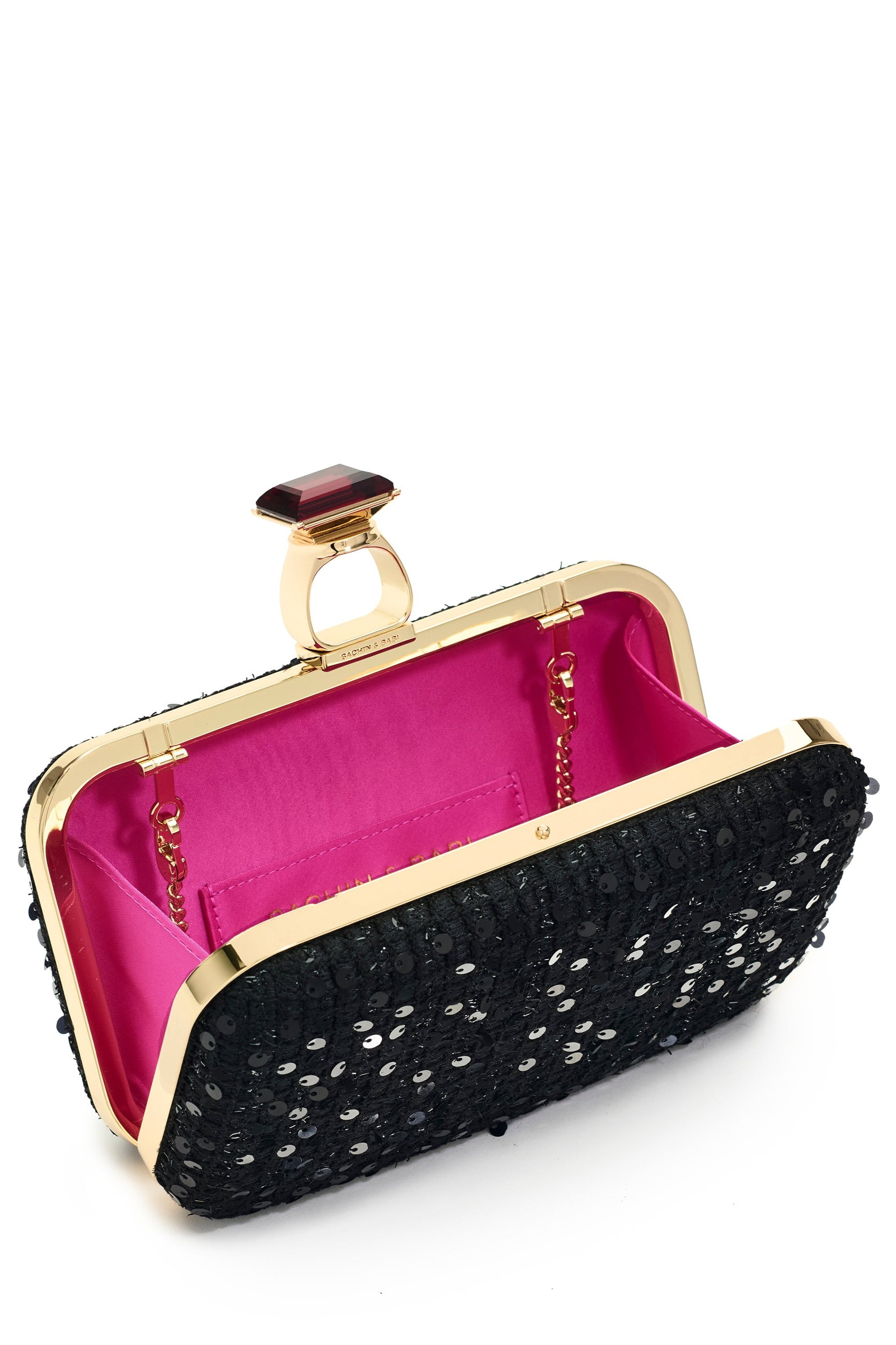 ON THE ROCKS CLUTCH - BLACK - 5