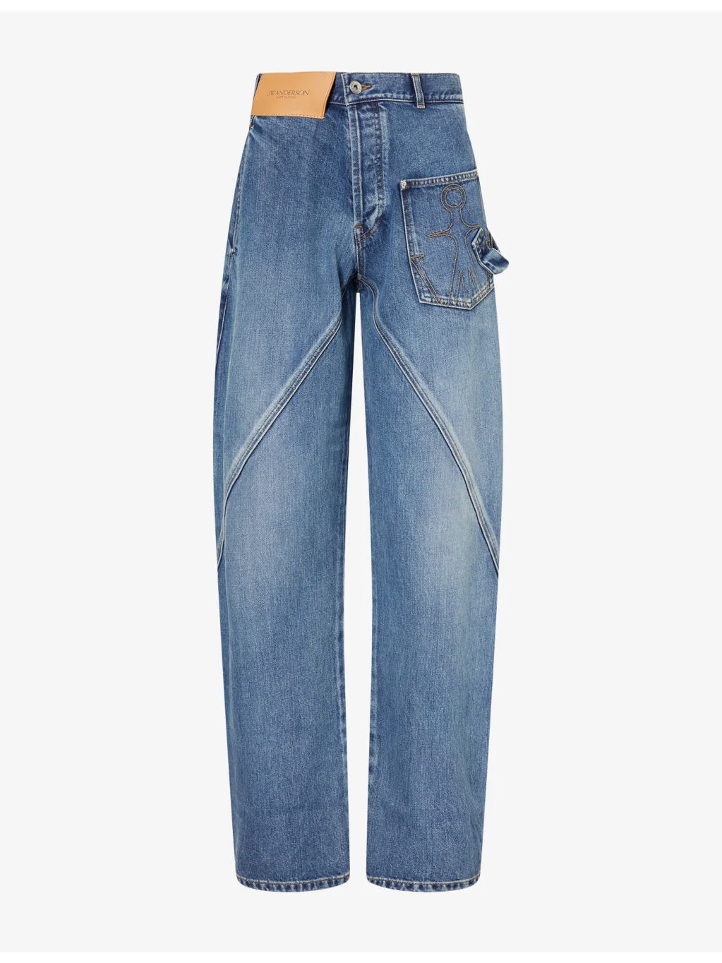 Twisted Workwear Cotton Denim Jeans - 1