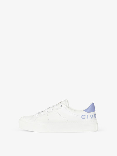 Givenchy GIVENCHY CITY SPORT SNEAKERS IN LEATHER outlook
