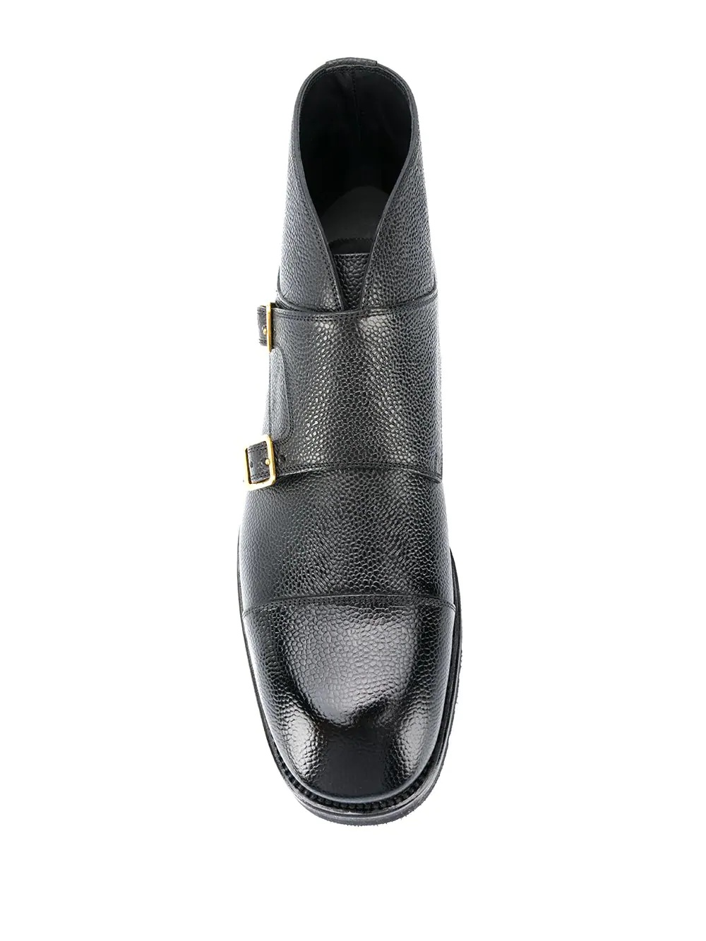 monk strap ankle boots - 4