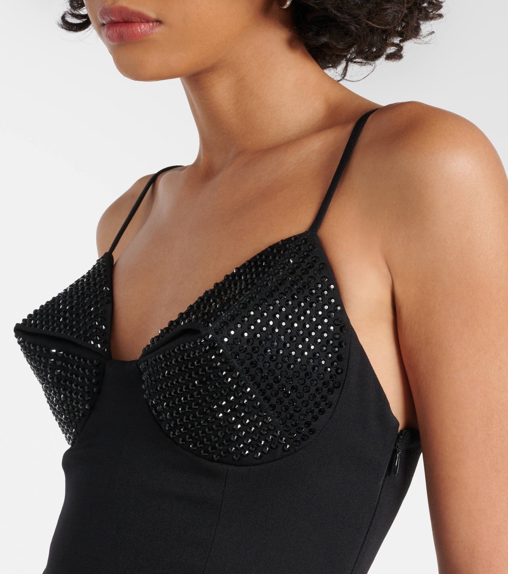 Crystal-embellished minidress - 4