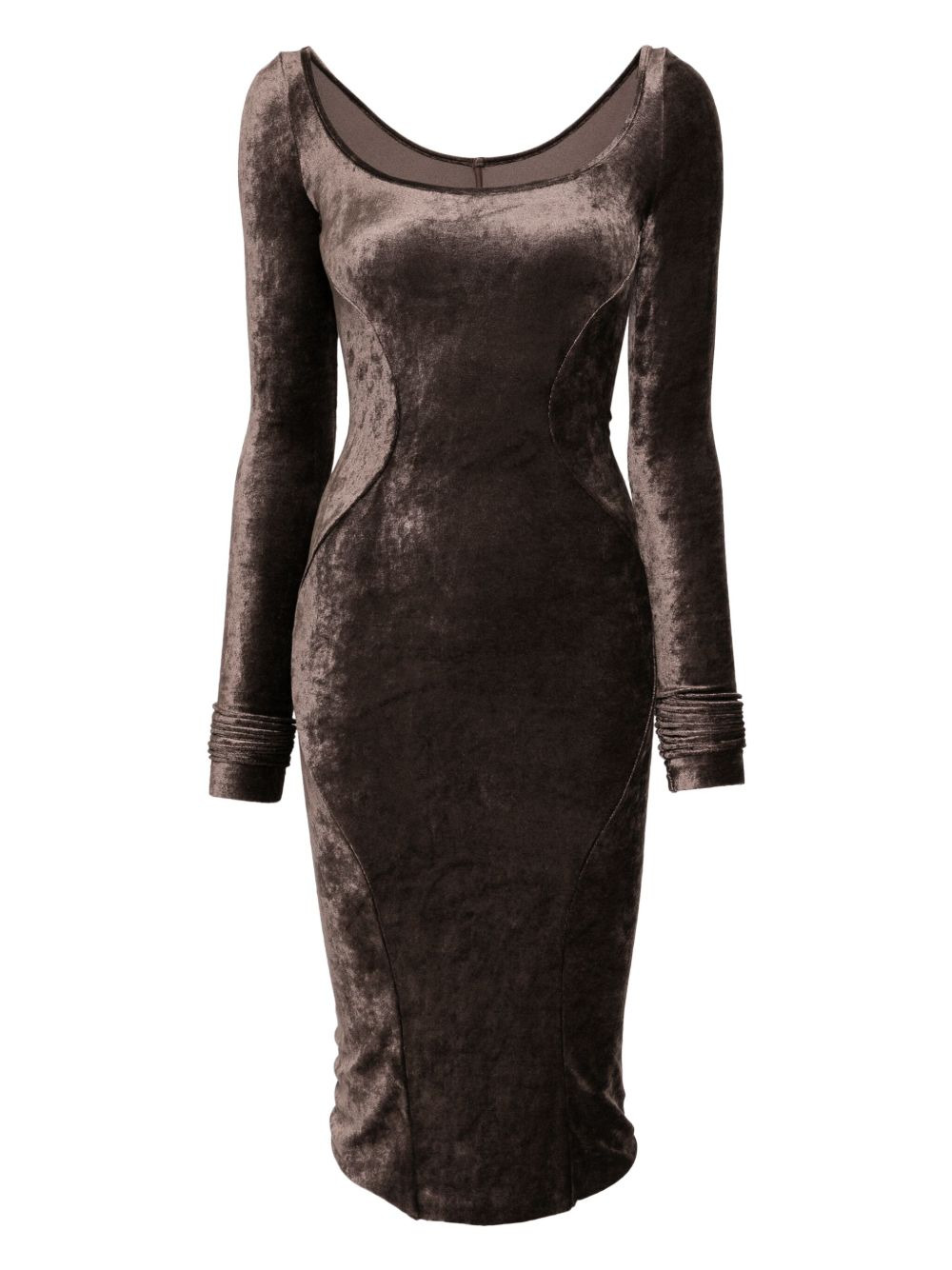 velour dress - 1