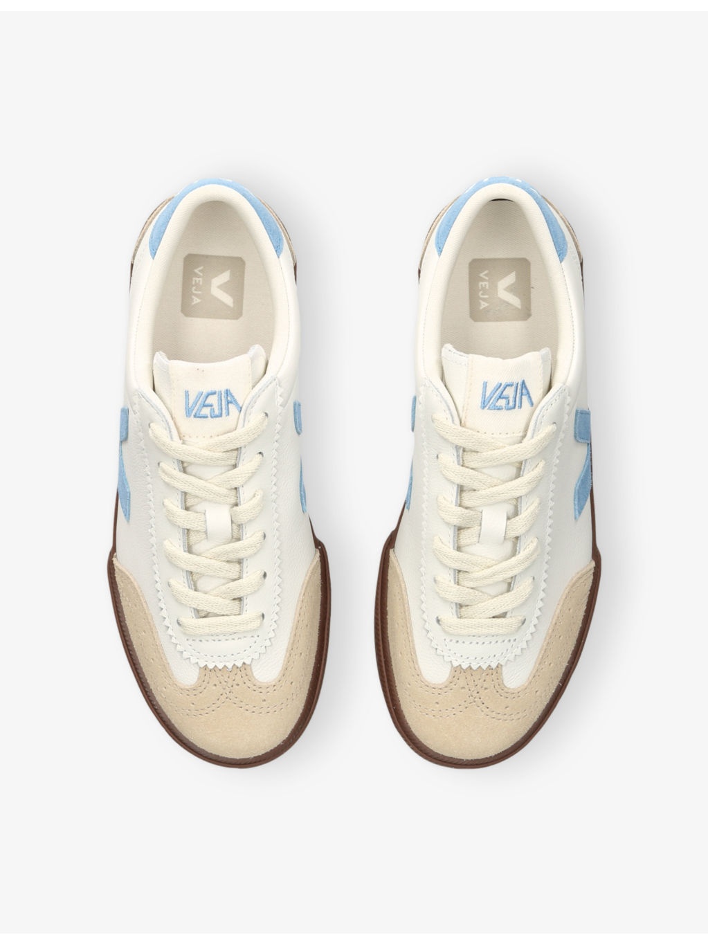 Volley Low-Top Leather Trainers - 2