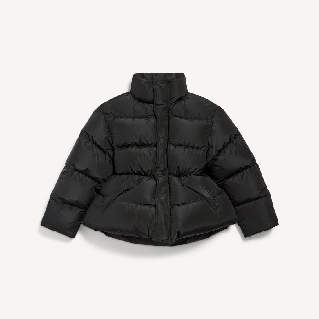 Women's Hourglass Puffer in Black - 1