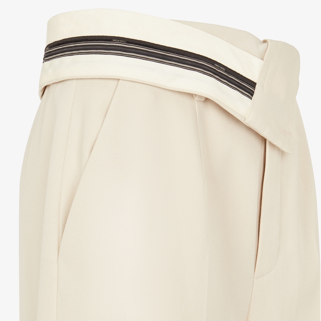 FENDI 'Fendi Roma' gabardine pants | julianfashion | REVERSIBLE