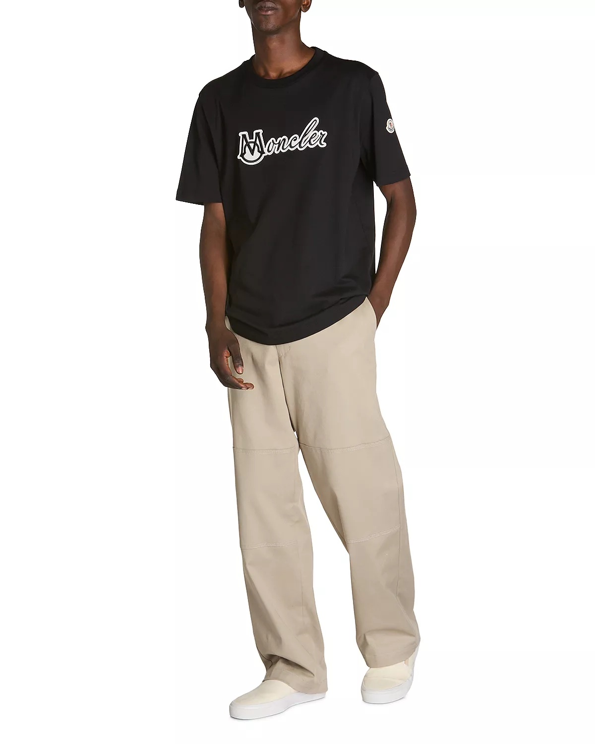 Cotton Embroidered Logo Graphic Tee - 2